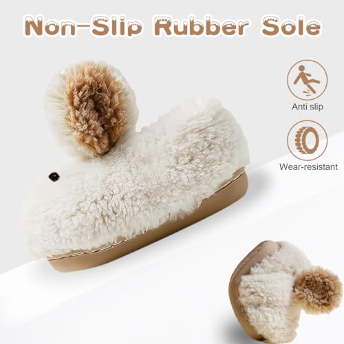 Toddler Slippers Boys Girls Kids Cartoon Winter Warm Plush Shoes Household Indoor Shoes4