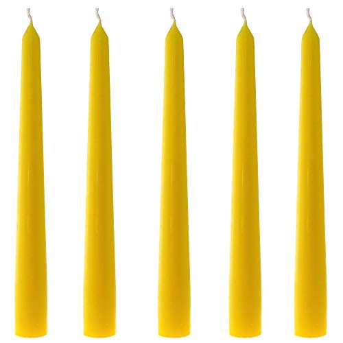 5 Tafelkerzen (spitz) aus 100% reinem Bienenwachs Cover