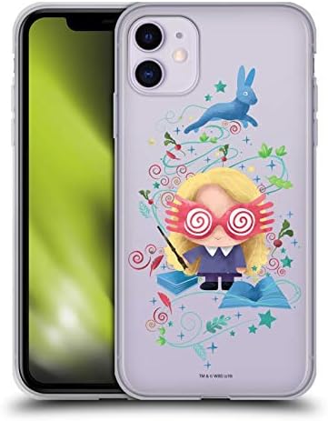 Head Case Designs Officially Licensed Harry Potter Luna Lovegood Deathly Hallows II Soft Gel Case Compatible with Apple iPhone 11