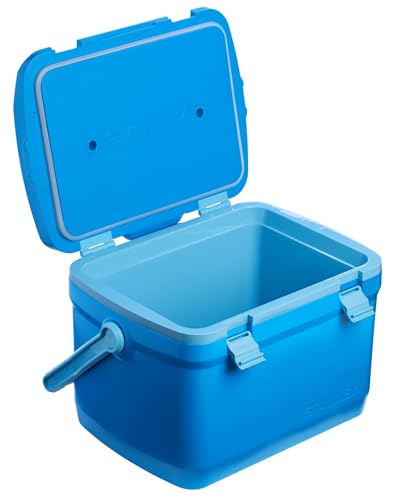 Image of Stanley Adventure Outdoor Cooler 16 qt | Heavy Duty Outdoor Camping Cooler with Easy Carry Top Handle | 36 Hour Cooling Ice Chest for 21 Cans| BPA-Free | Azure