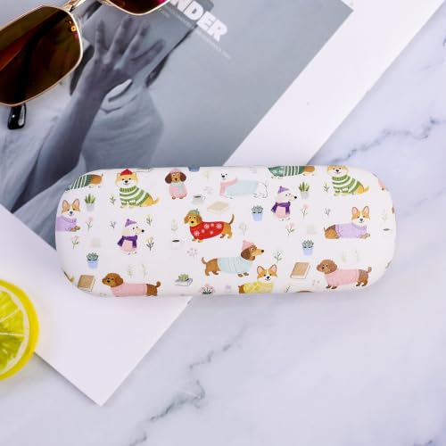 Image of PERFECTSIGHT Hard Shell Eyeglasses Case, Kawaii Protective Glasses Case for Kids, Cute Eyeglass Case for Women Men Girls