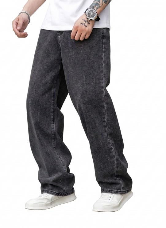 tweezers Straight Fit Men Dark Blue Jeans| Loose Fit Men Dark Blue Jeans | Mid-Rise Waist-picture-27