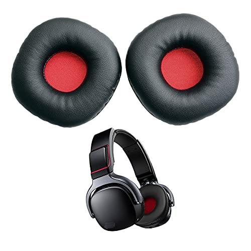 V MOTA Almohadillas compatibles con auriculares estéreo inalámbricos Sony NWZ WH303 NWZ WH505 nwzwh303 nwzwh505 estéreo, almohadillas de cuero de repuesto (1 par) (negro)