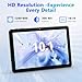 Raemond Android 15 Tablet 10 Inch with Case, 18GB RAM 128GB ROM, 1280 x 800 IPS HD Widevine L1, Octa-Core, 1TB Expandable, WiFi 6, BT5.4, Dual Camera 5MP+8MP, 6000mAh, GPS, Dual Speakers