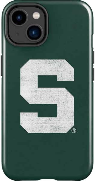 Skinit Impact Phone Case Compatible with iPhone 15 - Officially Licensed Michigan State University Spartans Logo Design