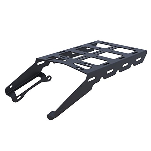Cargo Rack Luggage Carrier Utility Rear Tail Holder Black Powdercoat fits: 08-16 Yamaha XT250 - Immix Racing - 100-005-black