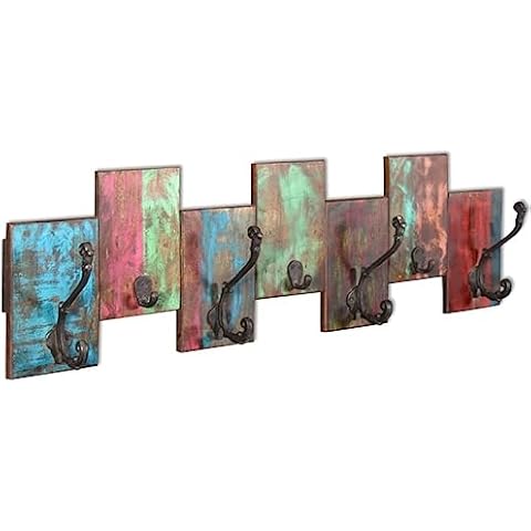 vidaXL Vintage-Style Reclaimed Wood Coat Rack Cover
