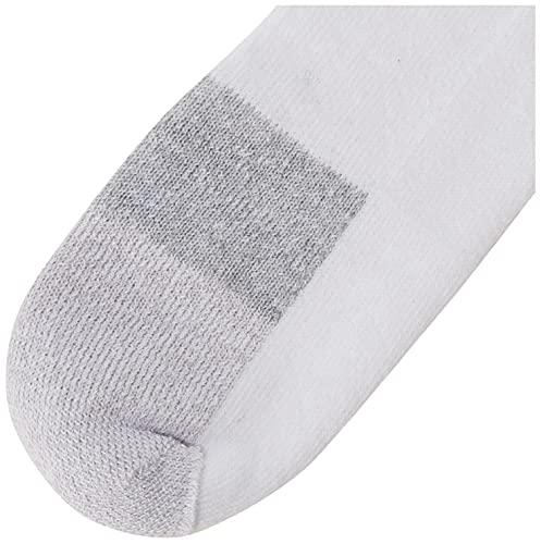 Dr. Scholl's Men's Advanced Relief Blisterguard Socks-2 & 3 Pair Packs-Non-Binding Cushioned Moisture Management, White, 7-12 #TOP1