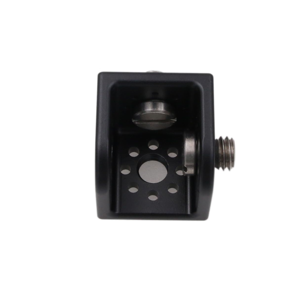HangTon Bloc 3/8" Filetage Support Verrouillage Montage Adaptateur pour ARRI Sony RED Caméra Objectif Moteur Teradek Sans Fil Noir
