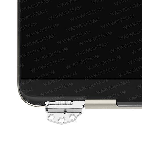 Image of for MacBook Air A3113 M3 LCD Screen Replacement, Startlight | EMC 8611, 13.6in, 2560 x 1664, LCD Screen Display Assembly Replacement, Includes Cover Cable Hinges
