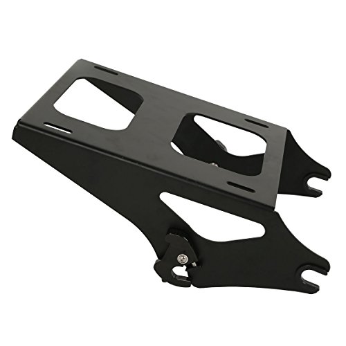 XMT-MOTO Razor Tour Pack Backrest Pad Chrome Luggage Rack - View #2