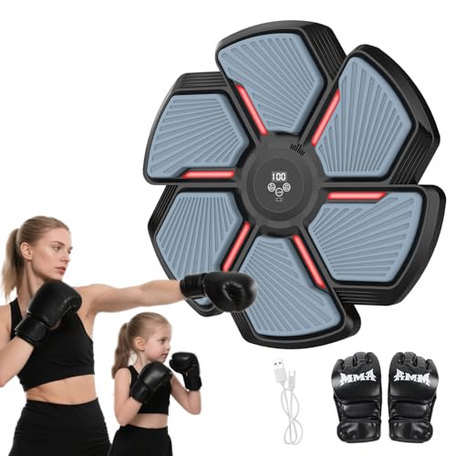 SWBSLL Music Boxing Machine, Boxing Machine mit Boxhandschuhen, L...