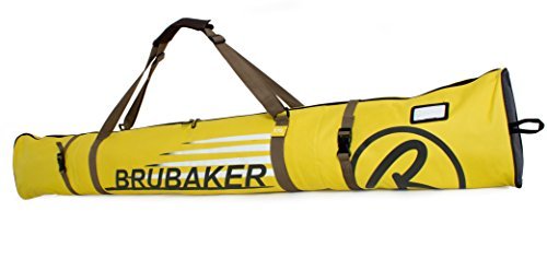 BRUBAKER Padded Ski Bag Skibag Carver Champion - Limited Edition - 190 cm / 74 3/4