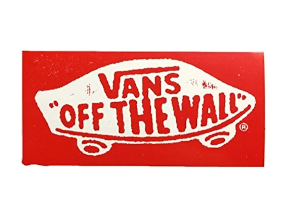 Amazon.co.jp: VANS（バンズ）ステッカー box skate logo RED