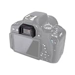 JJC Soft Silicone Eyecup Eyepiece for Canon EOS 77D 800D 760D 750D 700D 650D 600D 550D 500D 450D 400D 350D 300D 200D 100D 1100D 1200D 1300D 1500D Cameras Replaces Canon Ef.