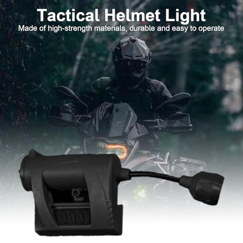 Luz de riel ARC LED con soporte flexible y accesorios para cascos militares 2