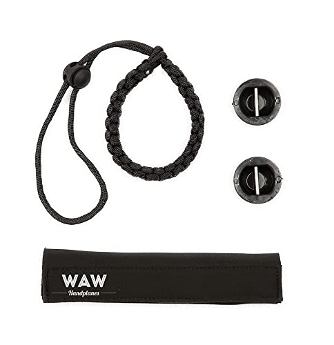 WAW Handplanes Bodysurfing handstrap kit, bio Rubber Adjustable DIY Hand Strap, handboard Strap, handplane Strap, Yulex