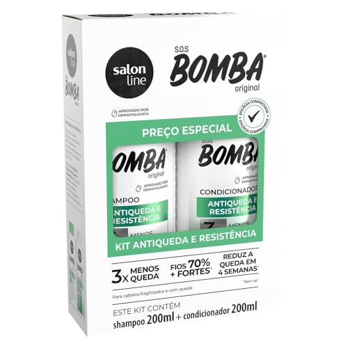 Salon Line, Kit Shampoo e Condicionador, SOS Bomba, Antiqueda - T...