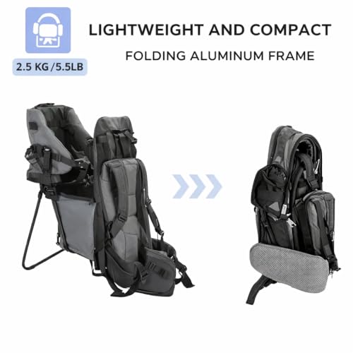 Baby Carrier Backpack Foldable Frame