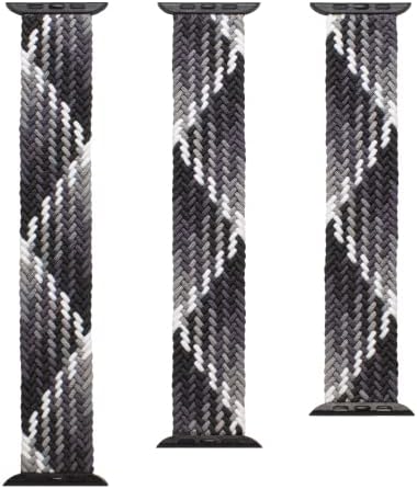 Miniatura 10 de ZAGG Gear4 - Correa elástica trenzada Solo Loop - Verde bosque, compatible con Apple Watch de 1.65, 1.73 y 1.77 pulgadas, correas elásticas para