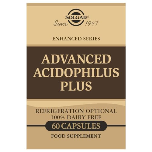 Solgar ACIDOPHILUS PLUS AVANZADO (NO LÁCTEO). Cápsulas Vegetales 60