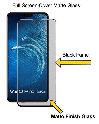 Image of FAD-E Tempered Glass ScreenGuard Protector Compatible for Vivo V20 Pro (Matte Transparent)