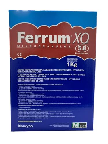 {Quelato de Hierro Masso Garden Quelato de Hierro Quelato de hierro Ferrum XQ 5.8 (1kg)