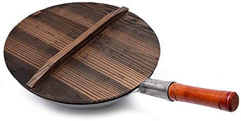 Wok Fondo Plano 36 cm Acero Carbono Pre-cocido miniatura 2