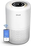 Levoit Air Purifiers for Bedroom Home, Smart & Voice Control, AHAM VERIFIED, 3-in-1 Air Filter for Allergens, Pollen, Dust, Odor, Smoke, Quiet Sleep Mode and Timer, Core 200S-P