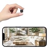 ESTABA 4K Mini Kamera, WLAN Überwachungskamera Innen mit Nachtsicht, Kamera Überwachung Innen mit Bewegungserkennung/Cloud & SD Speicher/Echtzeit Video für Haustier, Baby