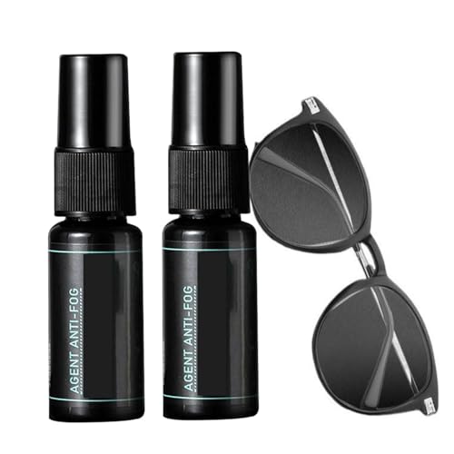 Spray Antivaho para Gafas,Liquido Antivaho Gafas Buceo,Anti Fog Spray,20ML Pray Antivaho para Gafas,para Mayoría de Gafas,2 PCS