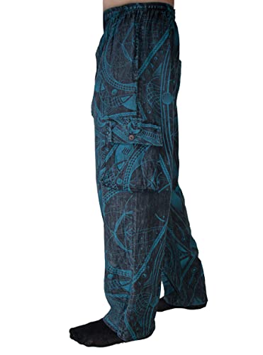 Mens Cargo Pants, 100% Lightweight Cotton, Strait Pants with Pocket4