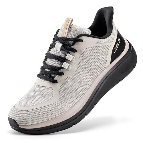 Image of FitVille Mens Walking Shoes Wide Width Lightweight Cushioned Workout Sneakers Pain Relief