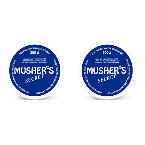 Cera invisible para las patas de los perros de Mushers Secret