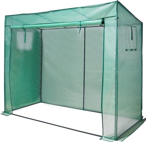 Actiasgear - Large Walk-In Greenhouse | Waterproof Garden Grow House with Slanted Roof for Tomatoes & Plants