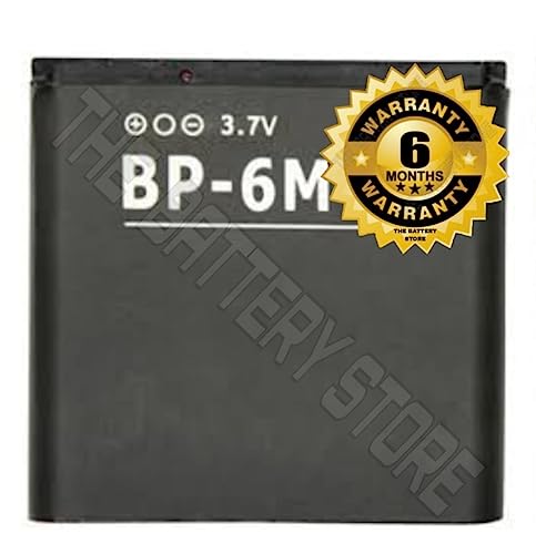 Image of Original BP-6M Battery for Nokia 6233 6280 6288 9300 N73 N93 3250 9300 9300i Battery with 6 Months Warranty*** (P119)