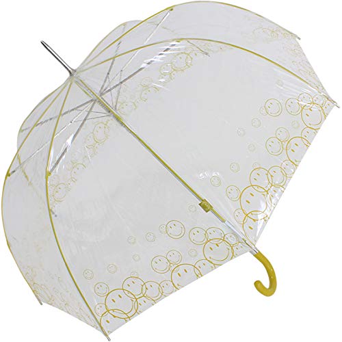 Smiley, Parapluie Cannes Femme Transparent Citron Vert 91 cm