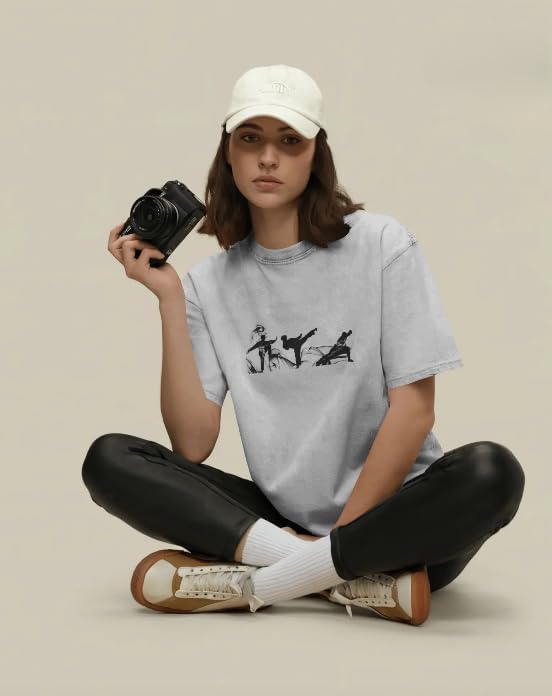 VASAL Comfort-First Taekwondo Top: Unisex Breathable Tee with Sweat-Wicking Dots for Long Sessions (IN, Alpha, M) 3