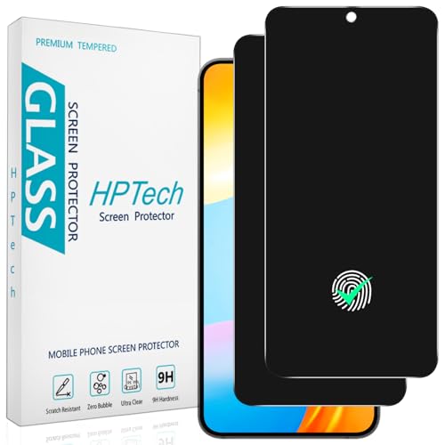 HPTech (2 Pack) Privacy Screen Protector Designed for Samsung Galaxy S22 Anti-Spy Tempered Glass Anti Scratch Bubble Free