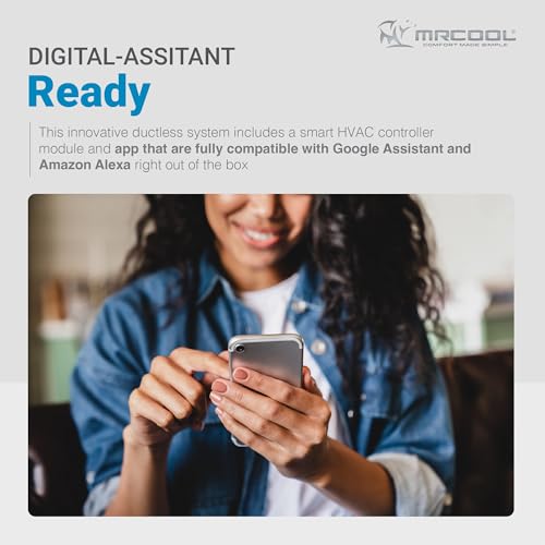 Image of MRCOOL 24000 BTU 230V Ductless Inverter Mini Split Air Conditioner & Heat Pump System, 5th Gen DIY - Wall-Mounted AC Unit w / Heating and Cooling for Home, Office & Commercial Space