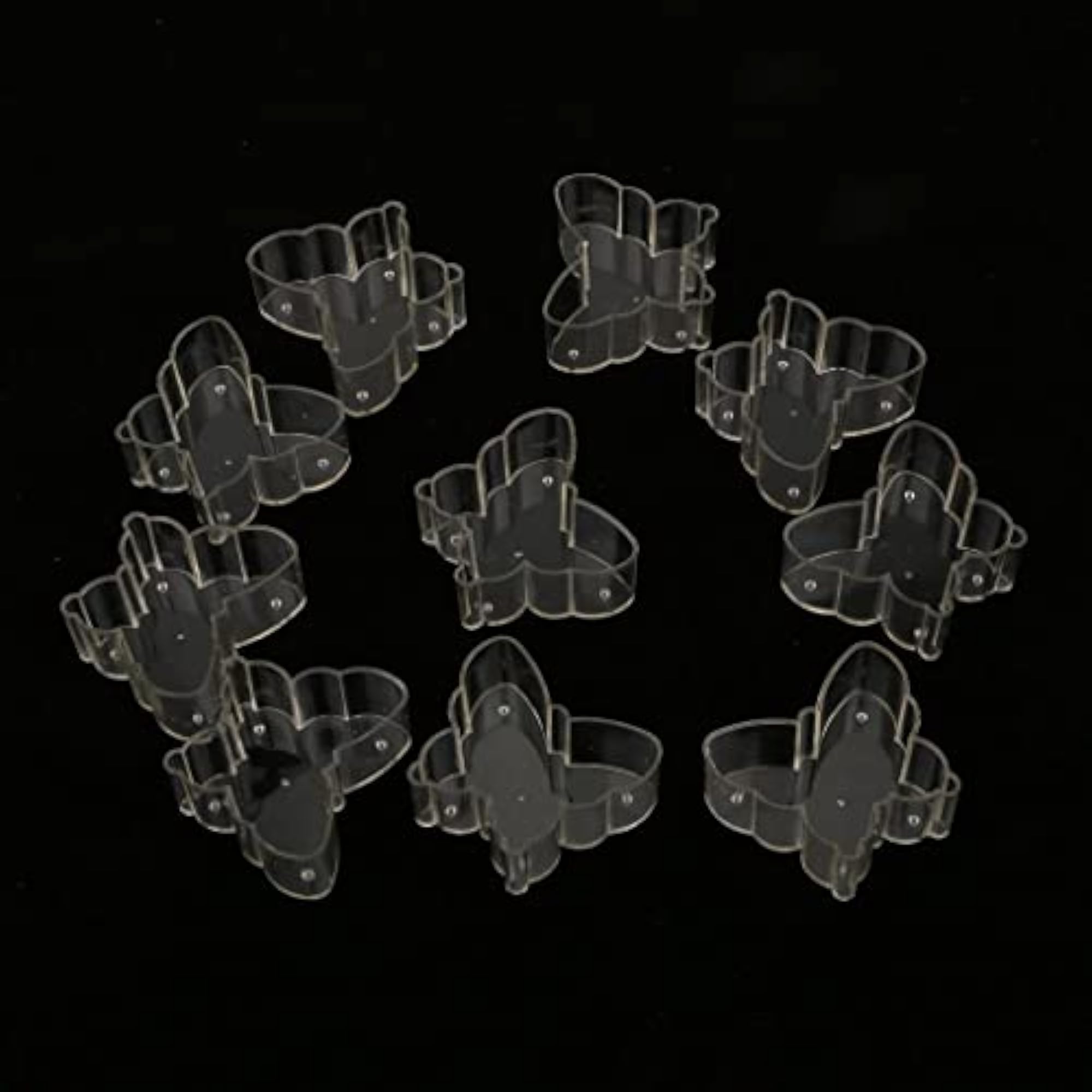 Clear Poly Tealight Candle Cups, 6x10 Pieces
