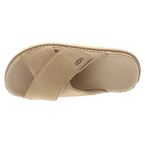 Ugg Women's Goldenstar Cross Slide Sandal, Driftwood, 9 #TOP1