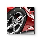 Des couleurs durables et des encres professionnelles feront que les horloges murales originales meubleront idéalement votre intérieur et embelliront la déco murale. L'horloge est dotée d'un mécanisme silencieux fluide alimenté par une pile de 1,5 V - pile AA (pile non incluse). L'horloge est réalisée à l'aide de technologies d'impression modernes qui garantissent la préservation des couleurs naturelles et une saturation élevée de cellles-ci. Marque européenne ARTTOR.