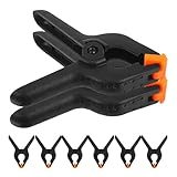DOITOOL 8pcs Heavy Duty Nylon Backdrop Spring Clamps 4-inch Photography Background Clips for Studio