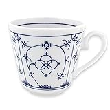 Triptis-Porzellan Kaffeetasse glatt Indisch Blau 200ml, 6er Pack