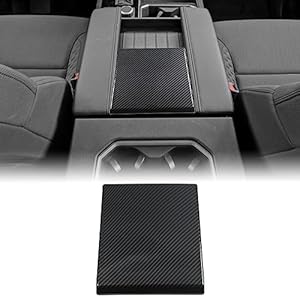Car Center Control Armrest Box Storage Box Cover Compatible with Toyota Tundra/Sequoia 2022-2023 Interior Armrest Cover Bowl Trim Cover Armrest Storage Box Slot Cover Accessories High Configuration