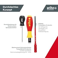 Wiha Drehmoment Schlüssel Schraubendreher Set TorqueVario-S electric (36791) gemischt 19tlg. | 0,8-5,0 Nm | inkl. Falttasche | Schlitz/Kreuz/PlusMinus/TORX – Ansicht 4