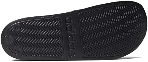 adidas Unisex Shower Slide Sandal, Black/White/Core Black, 9 US Men | Image 3