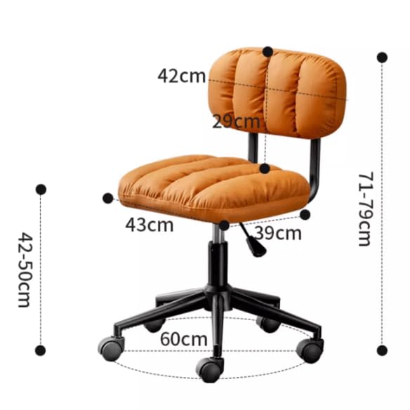 Chaise pivotante moderne réglable avec ascenseur confortable pour coin ordinateur - 2