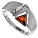 Produktbild Ostsee-Schmuck Damen-Ring 925/000 Sterlingsilber Größe 54 (17.2) mit Bernstein  001 272238 A154